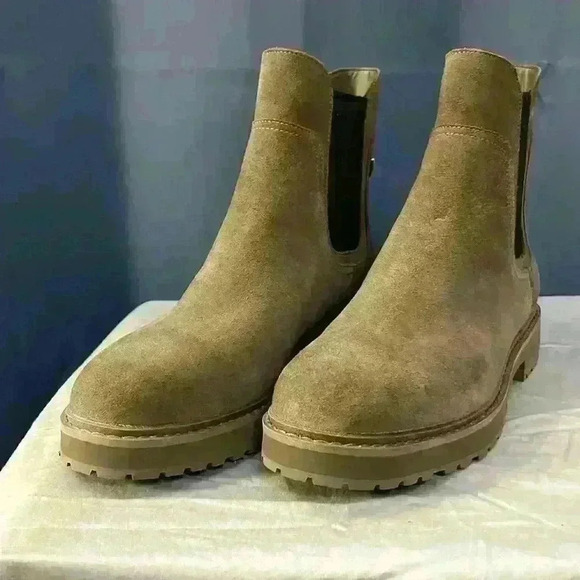 Cole Haan Shoes - Cole Haan Greenwich Morel Brown Suede Chelsea Ankle Boots